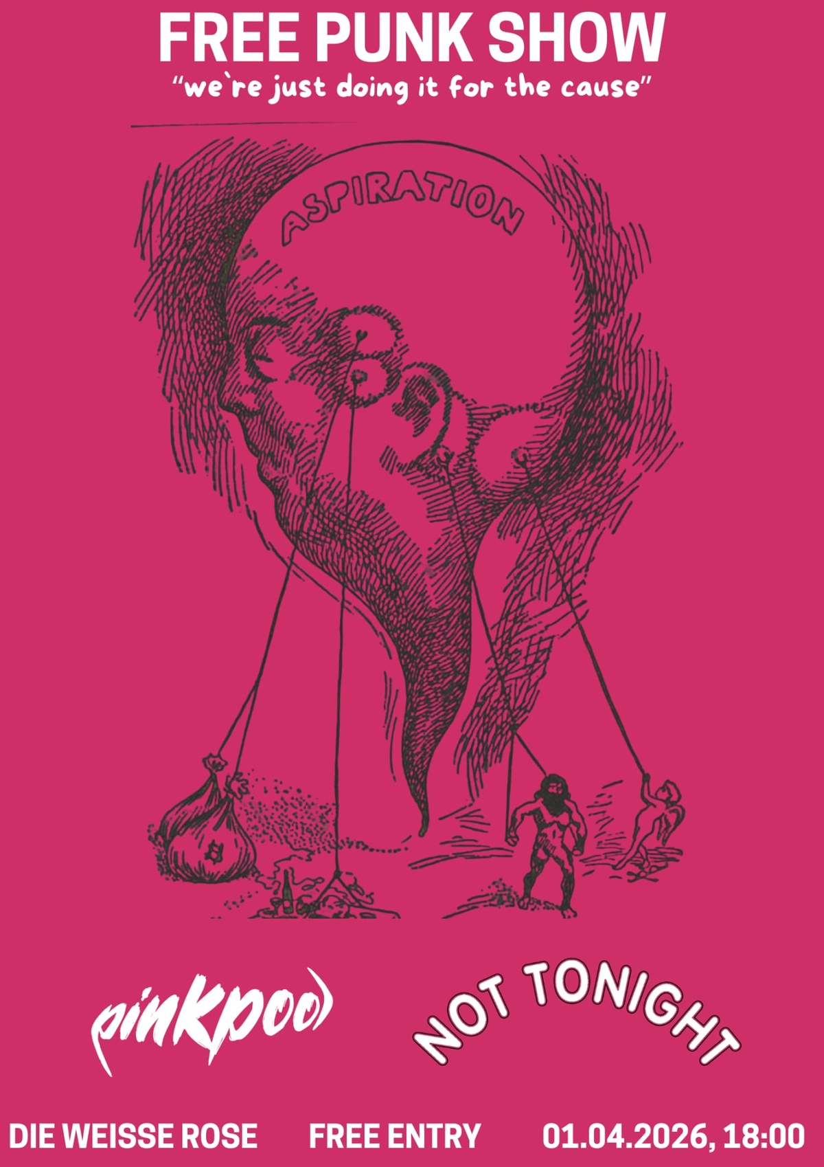 FREE PUNK SHOW: Not Tonight + pinkpool