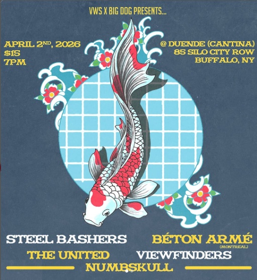 Steel Bashers, BÉTON ARMÉ, The United, Viewfinders, Numbskull