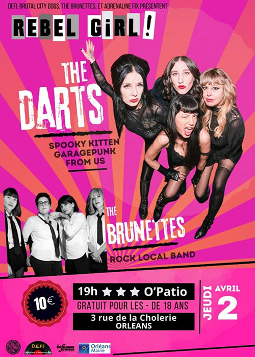 THE DARTS (US) et THE BRUNETTES (FR) - O'PATIO