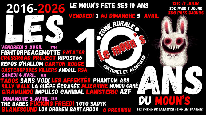 10 ans du Moun's